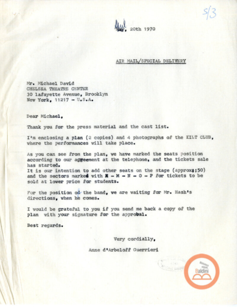 Slaveship. La nave degli schiavi - corrispondenza