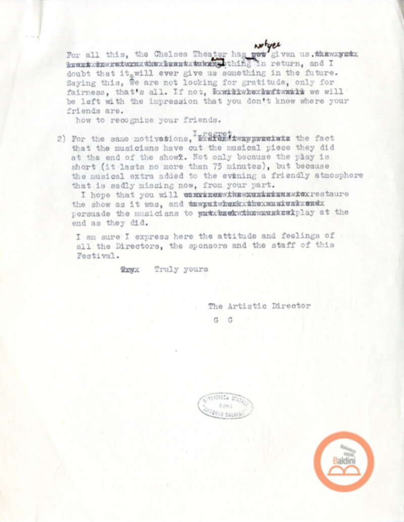 Slaveship. La nave degli schiavi - corrispondenza