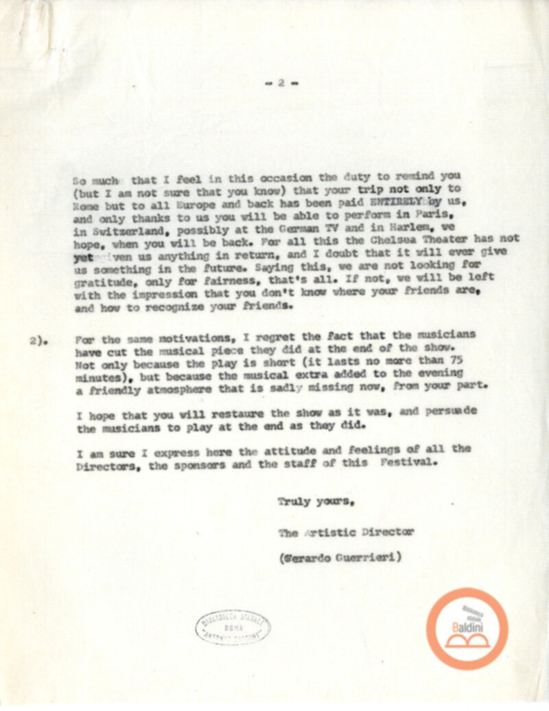 Slaveship. La nave degli schiavi - corrispondenza