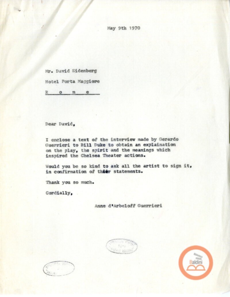 Slaveship. La nave degli schiavi - corrispondenza