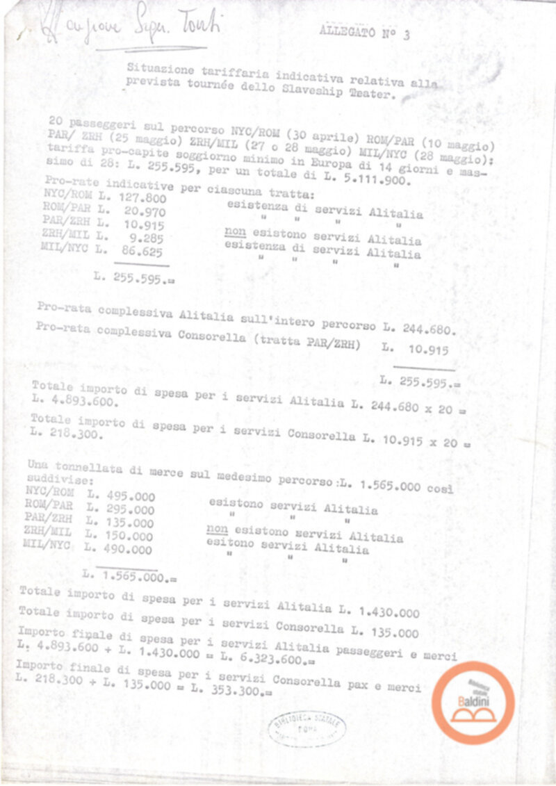 Compagnia di Leroy Jones - organizzazione viaggio compagnia