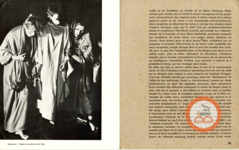 Odin Teatret. Théâtre-laboratoire interscandinave pour l'art de l'acteur