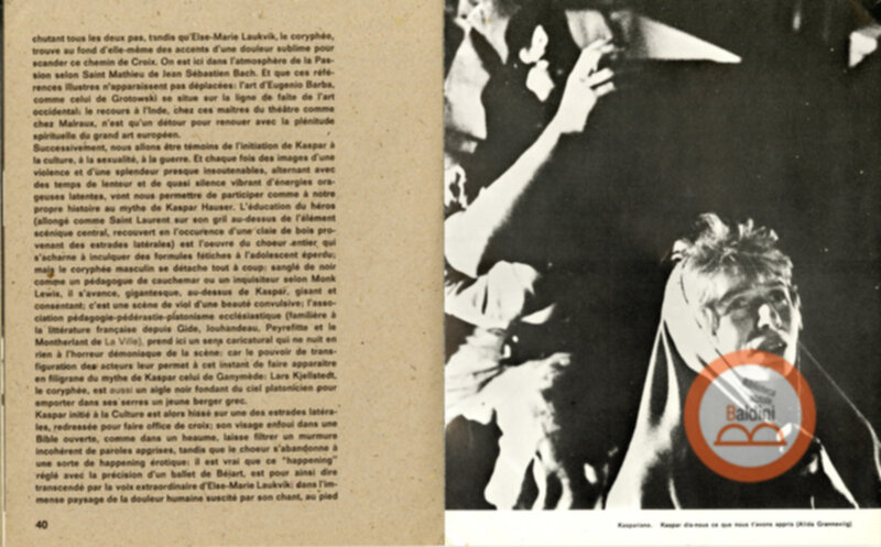 Odin Teatret. Théâtre-laboratoire interscandinave pour l'art de l'acteur