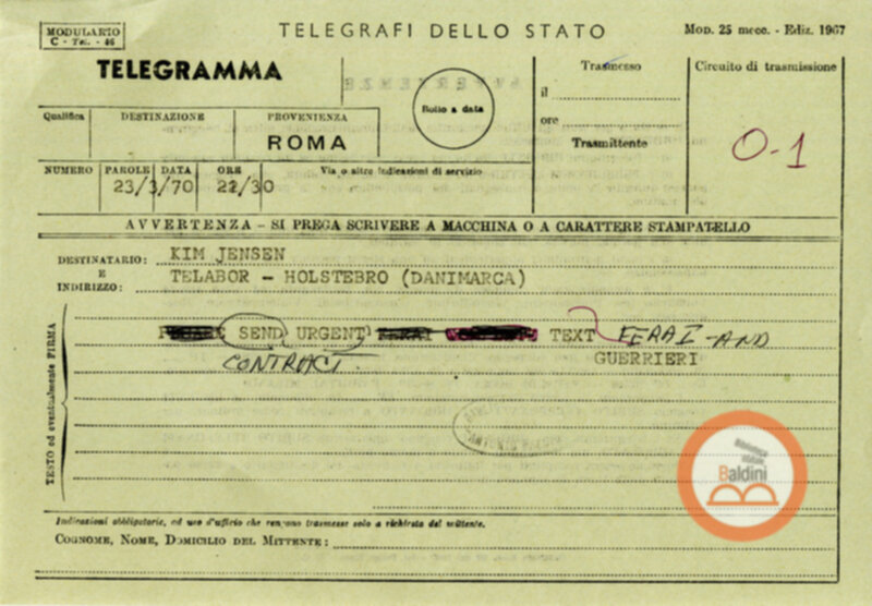 Premio Roma '70 - corrispondenza