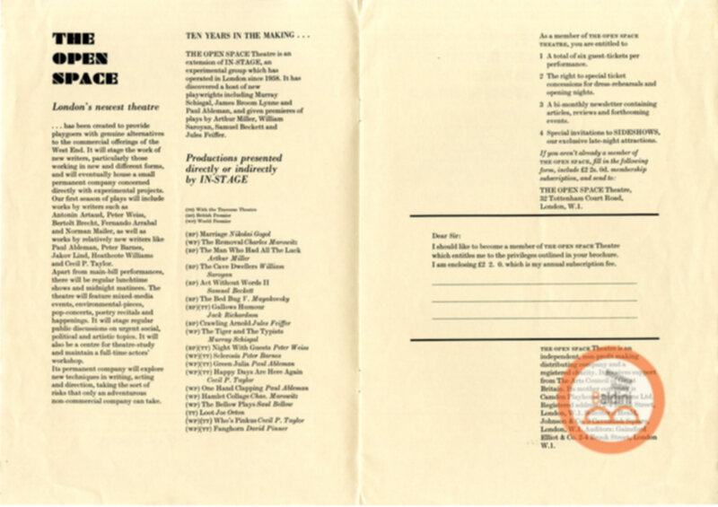 A theatre of alternatives