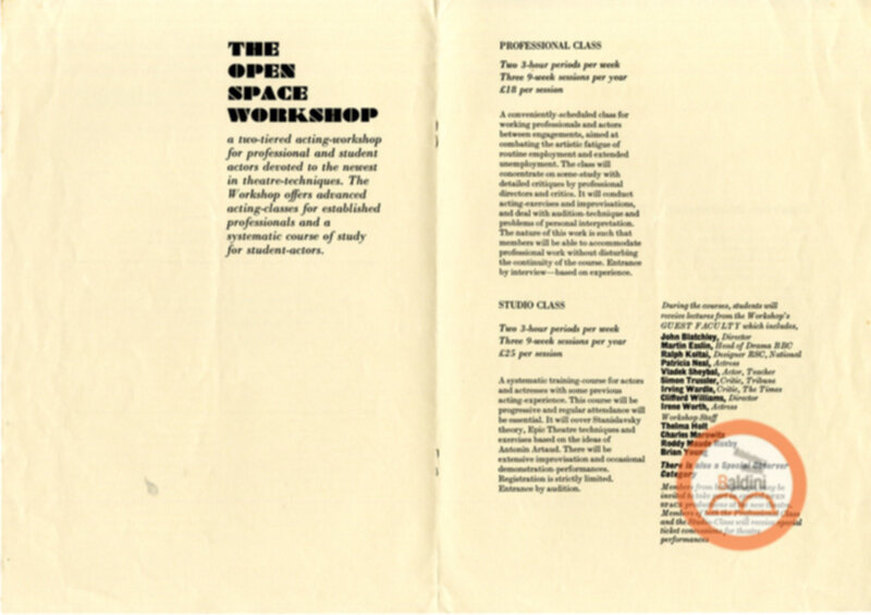 A theatre of alternatives