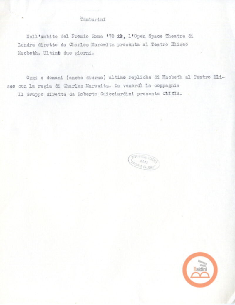 Ferai e Macbeth- appunti sugli spettacoli
