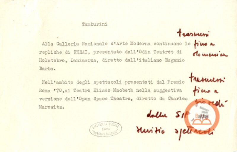 Ferai e Macbeth- appunti sugli spettacoli