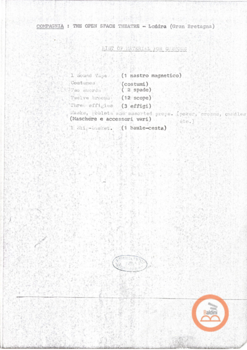 Macbeth - dati tecnici