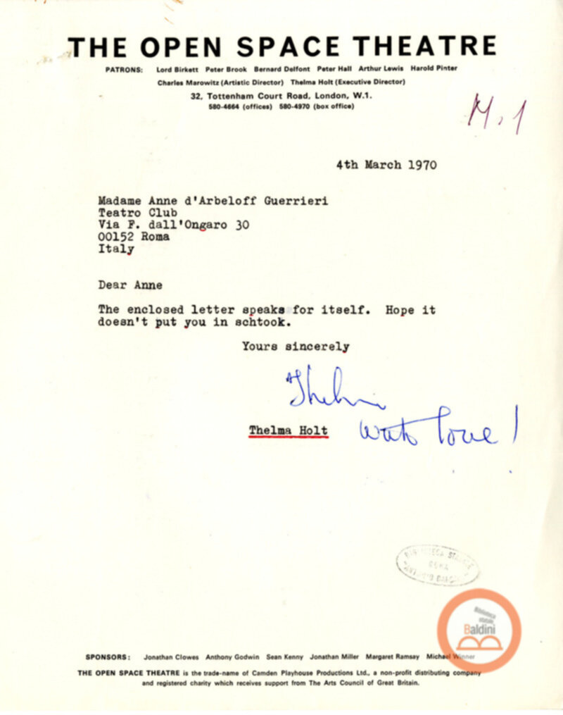 Spettacolo Macbeth - corrispondenza