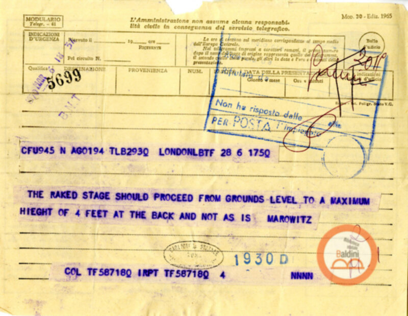 Spettacolo Macbeth - corrispondenza