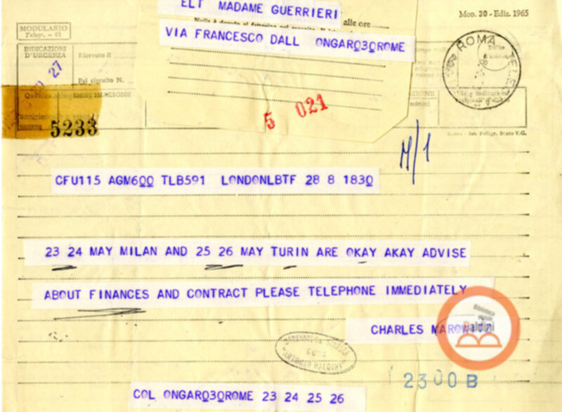 Spettacolo Macbeth - corrispondenza