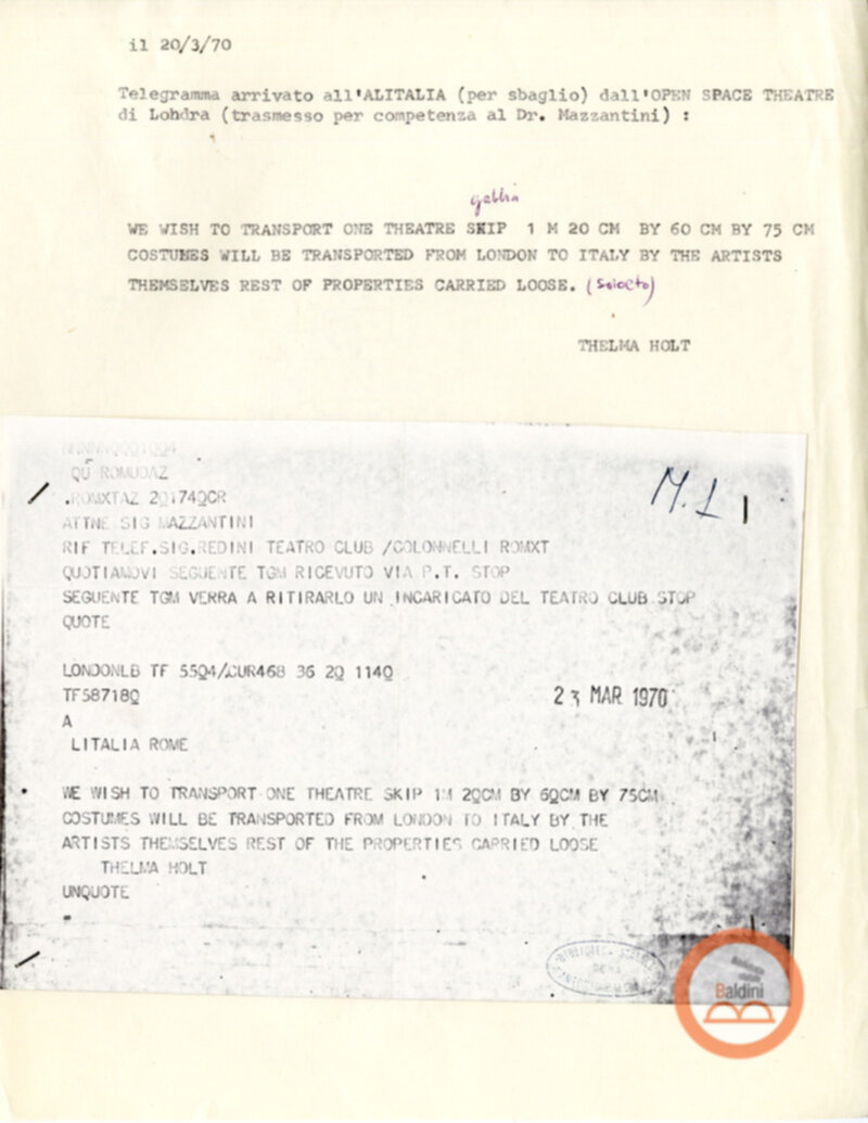 Spettacolo Macbeth - corrispondenza