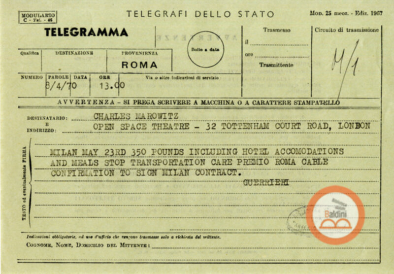 Spettacolo Macbeth - corrispondenza