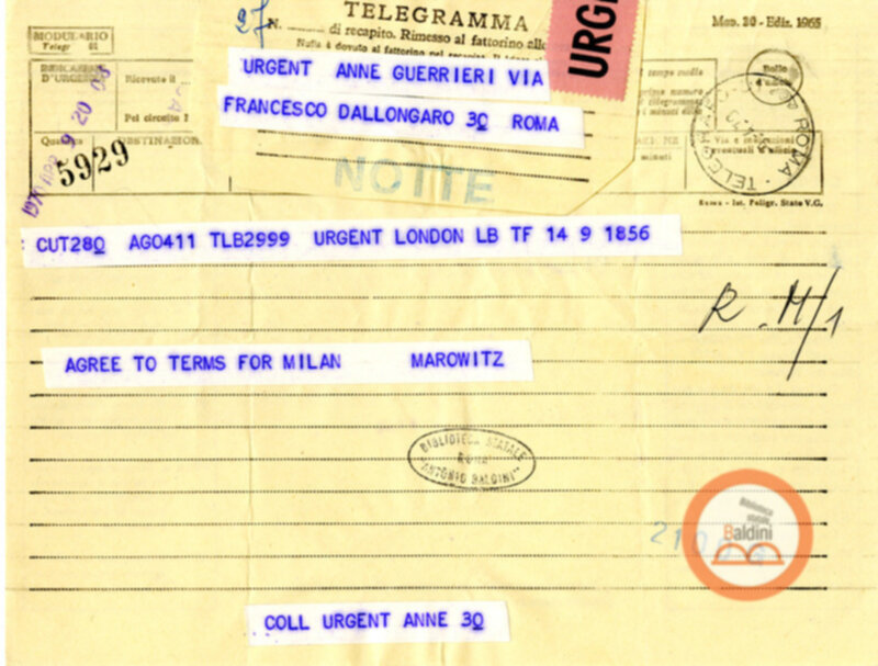 Spettacolo Macbeth - corrispondenza