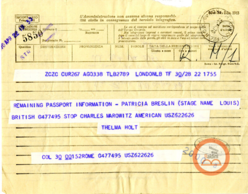 Spettacolo Macbeth - corrispondenza