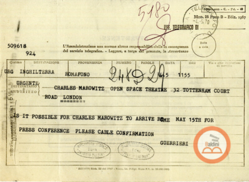 Spettacolo Macbeth - corrispondenza