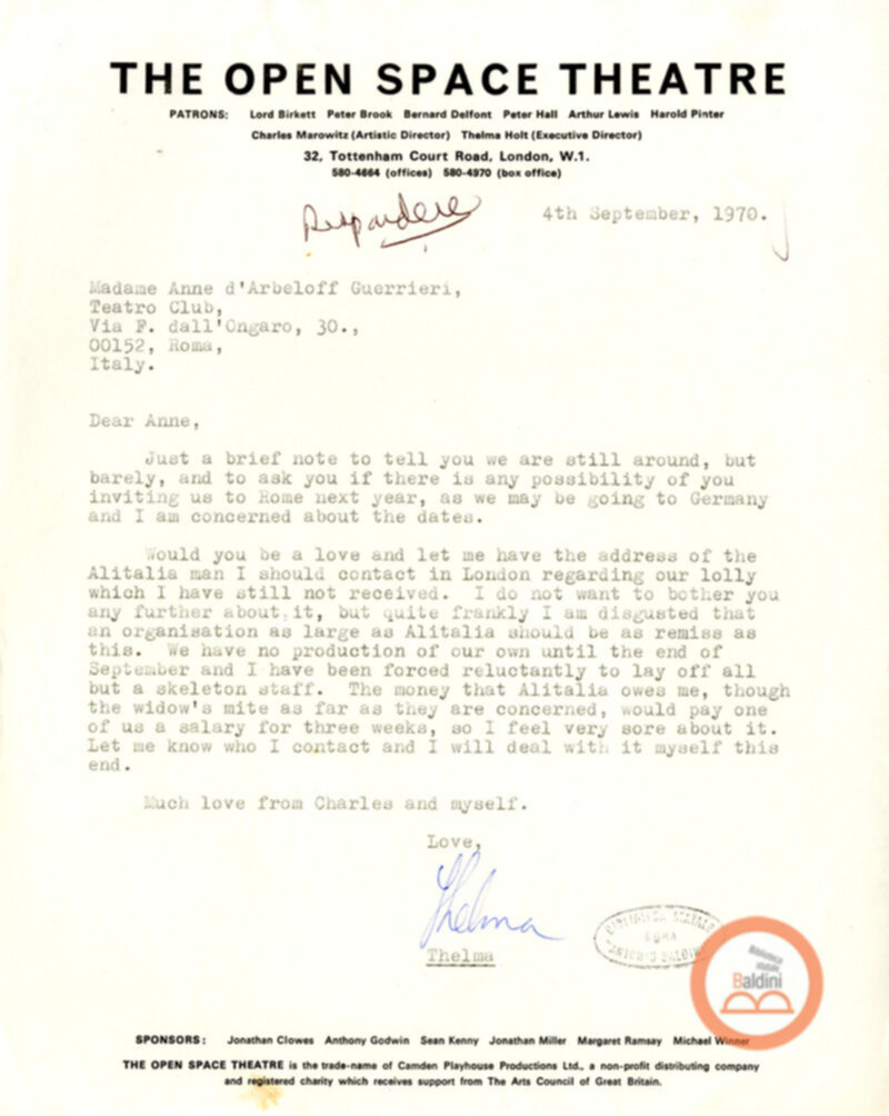 Spettacolo Macbeth - corrispondenza