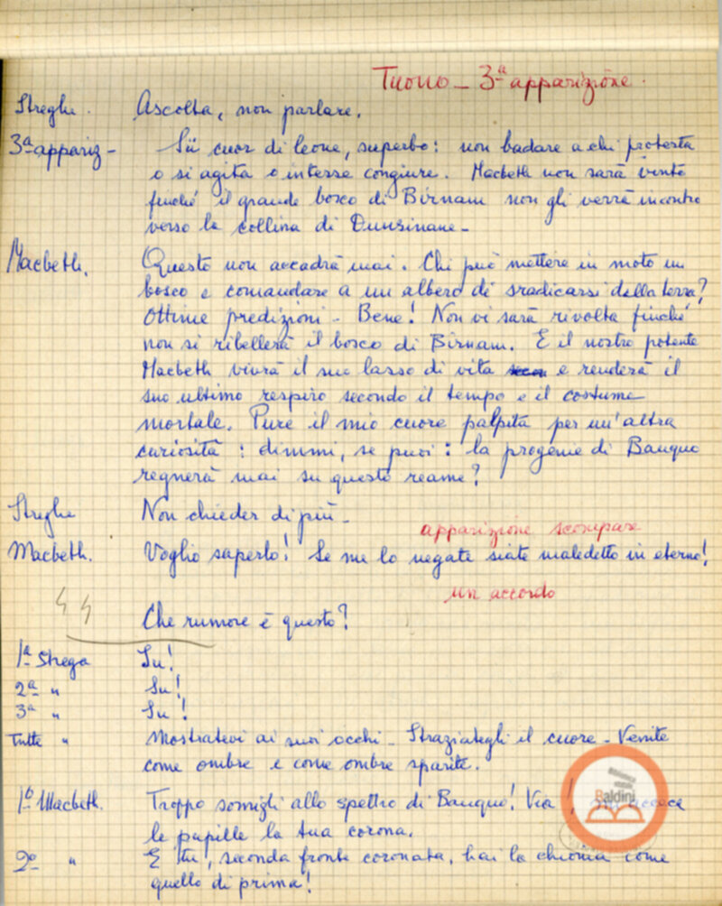 Macbeth (adattamento di Marowitz) - copione