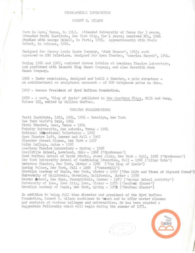 Deafman Glance - corrispondenza