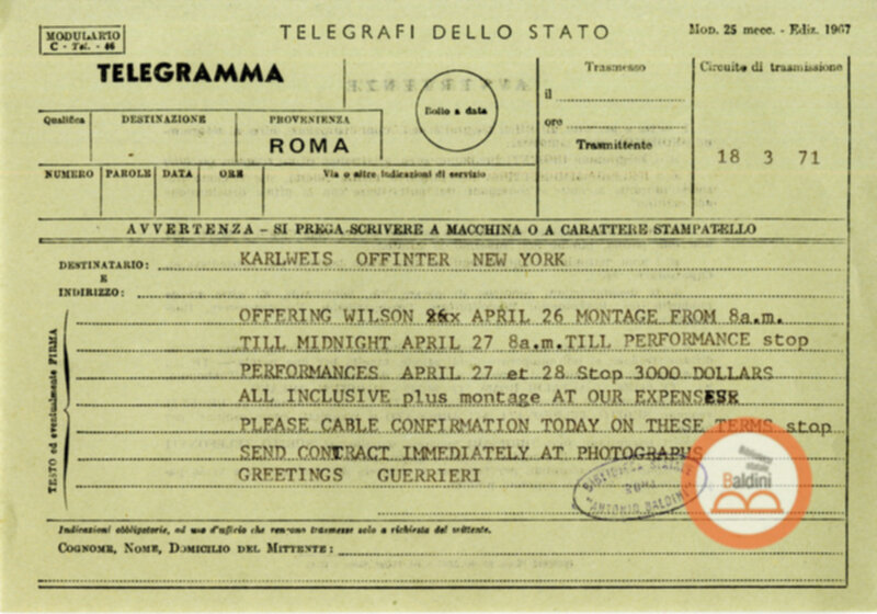 Premio Roma '71 - corrispondenza con Ninon Tallon Karlweis