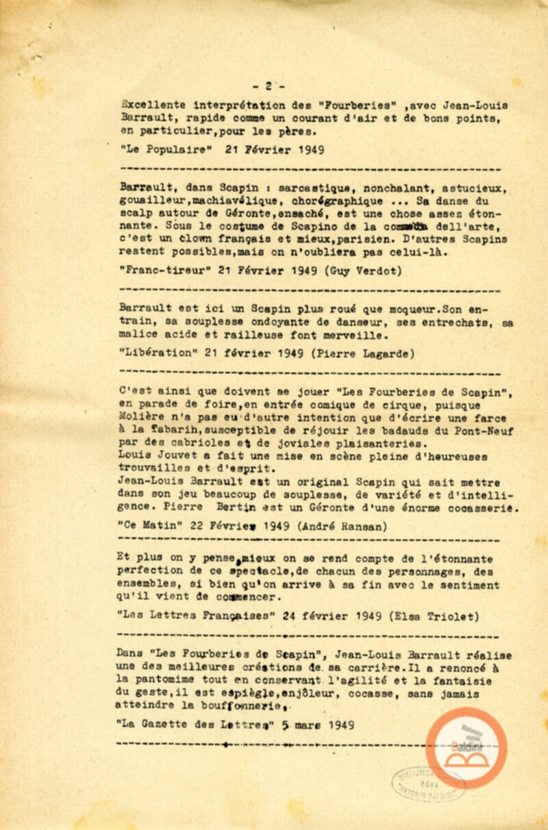 La vie offerte - rassegna stampa