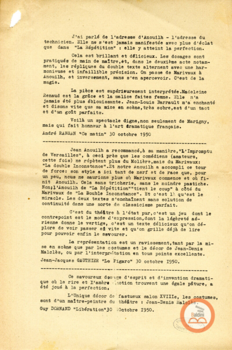 La vie offerte - rassegna stampa