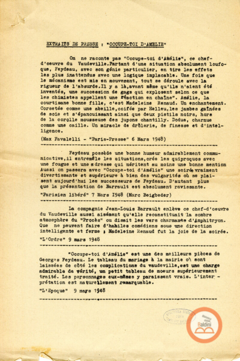 La vie offerte - rassegna stampa