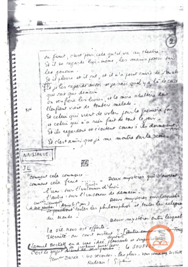 "La vie offerte - riproduzioni programma