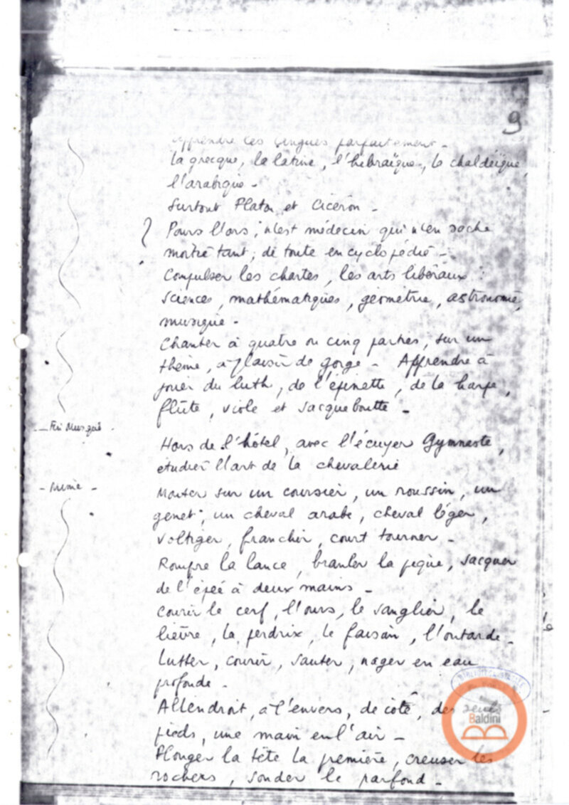 "La vie offerte - riproduzioni programma