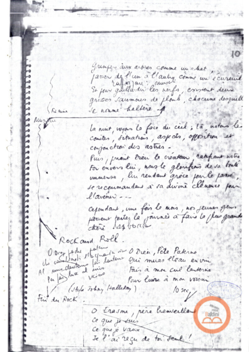 "La vie offerte - riproduzioni programma