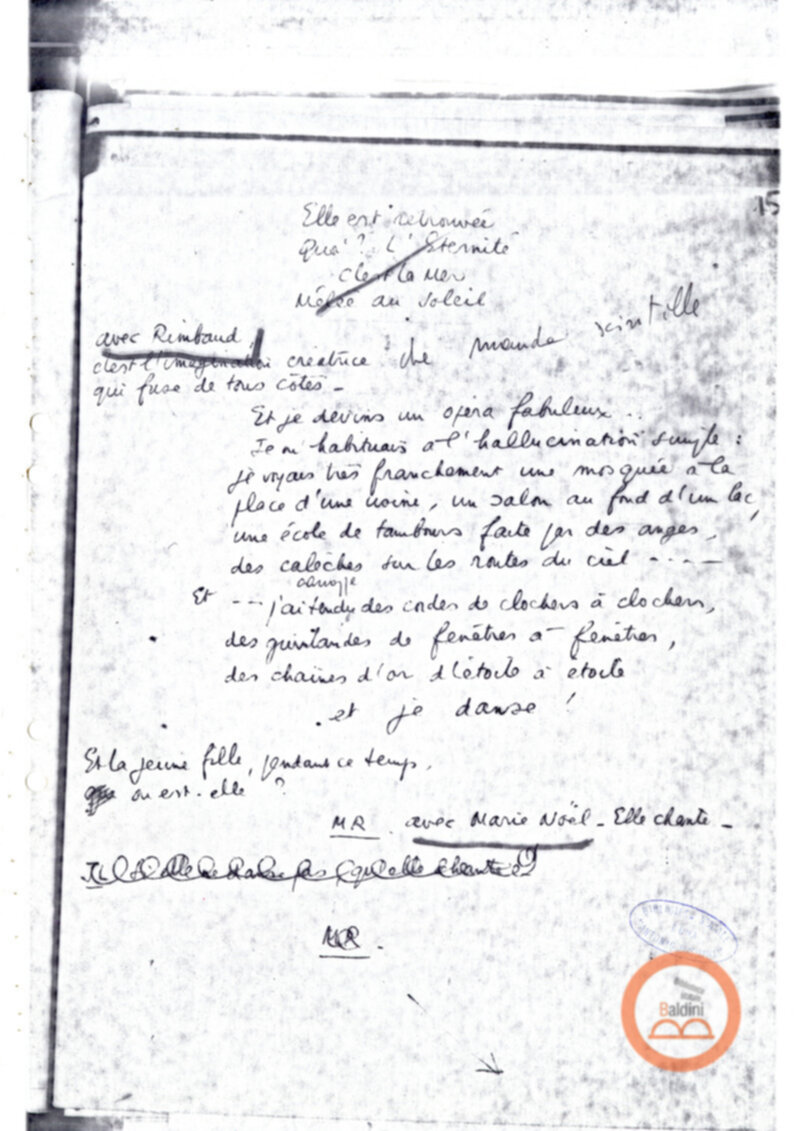 "La vie offerte - riproduzioni programma