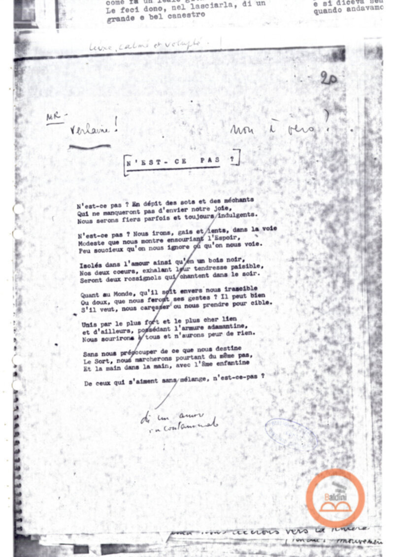 "La vie offerte - riproduzioni programma