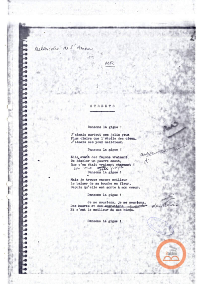 "La vie offerte - riproduzioni programma