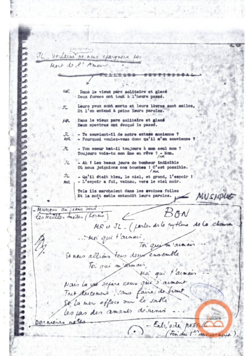 "La vie offerte - riproduzioni programma