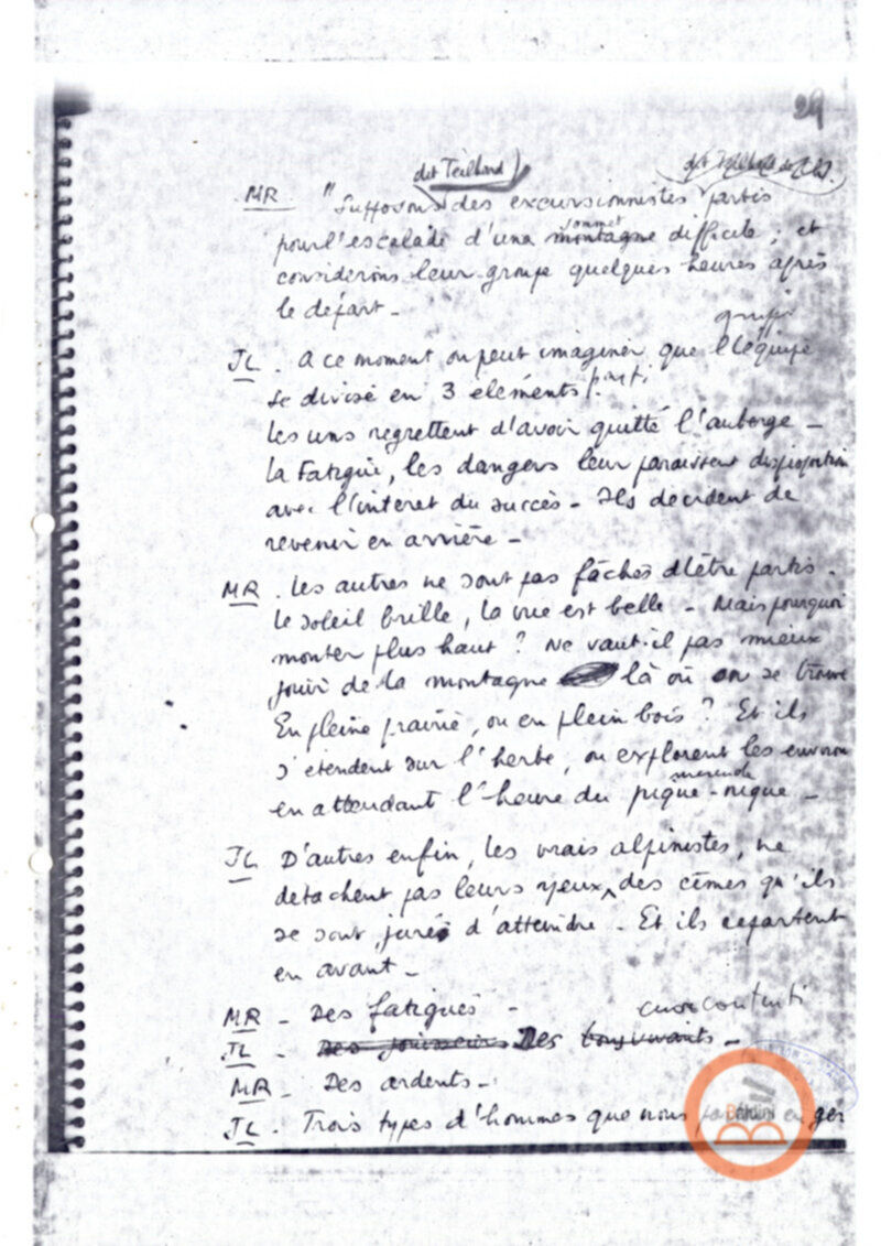 "La vie offerte - riproduzioni programma