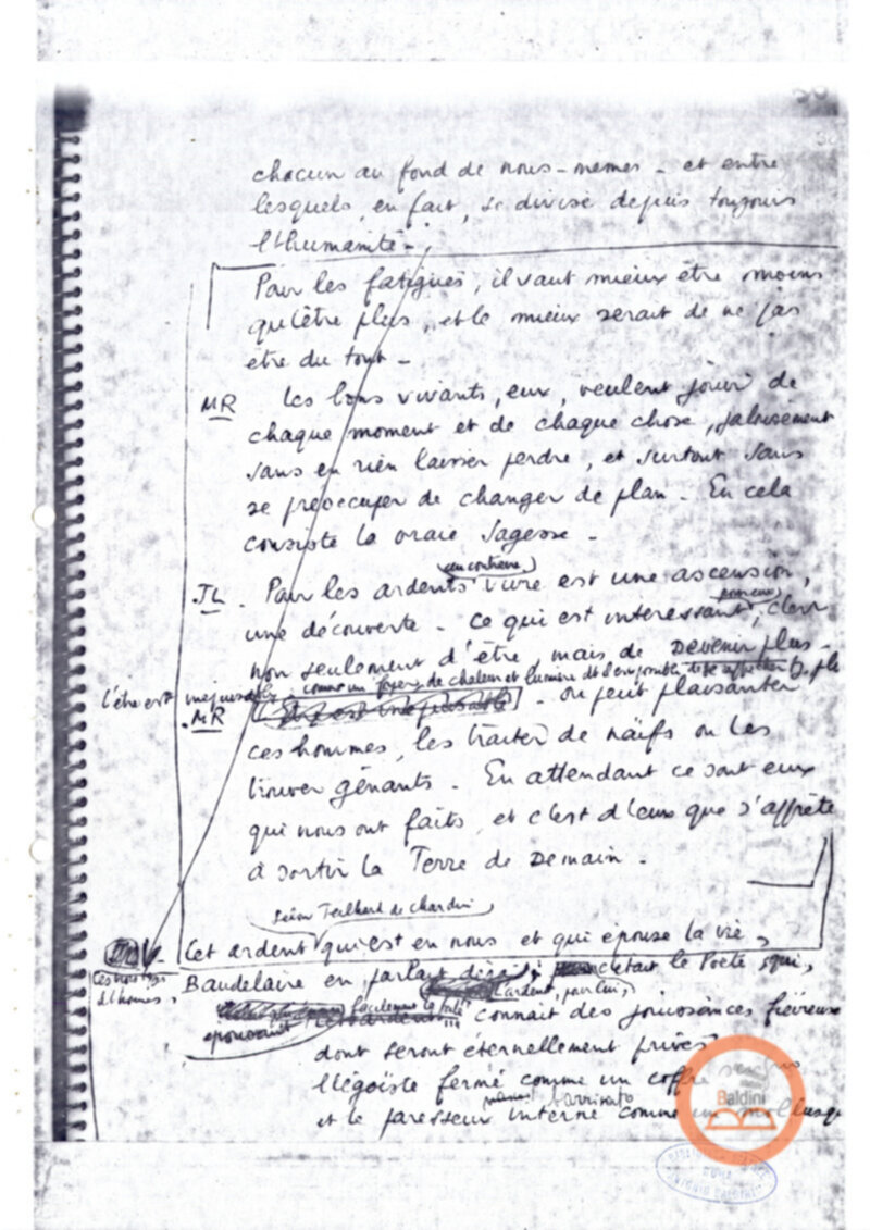 "La vie offerte - riproduzioni programma