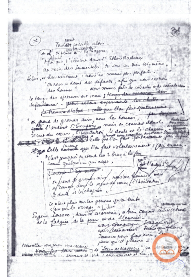 "La vie offerte - riproduzioni programma