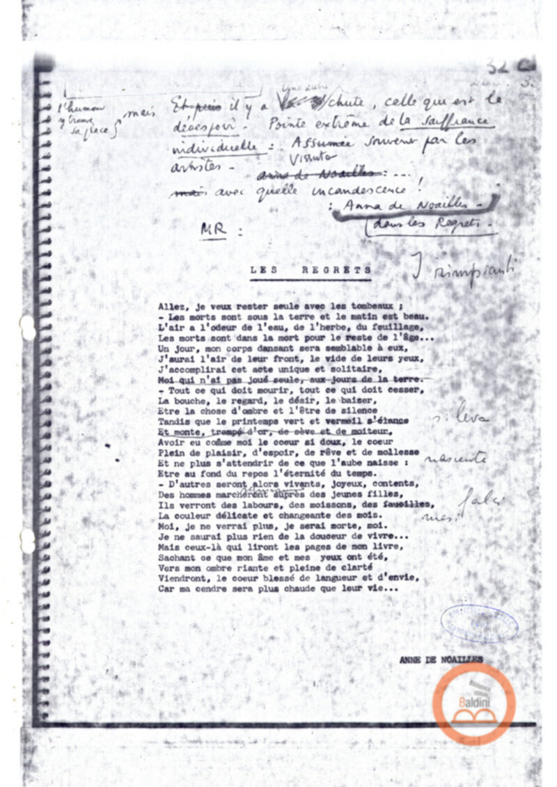 "La vie offerte - riproduzioni programma