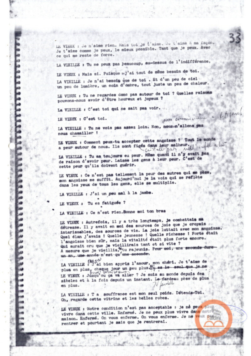 "La vie offerte - riproduzioni programma