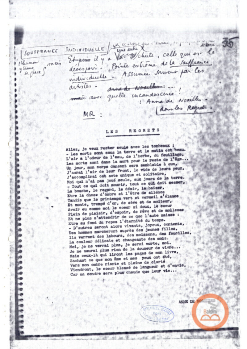 "La vie offerte - riproduzioni programma