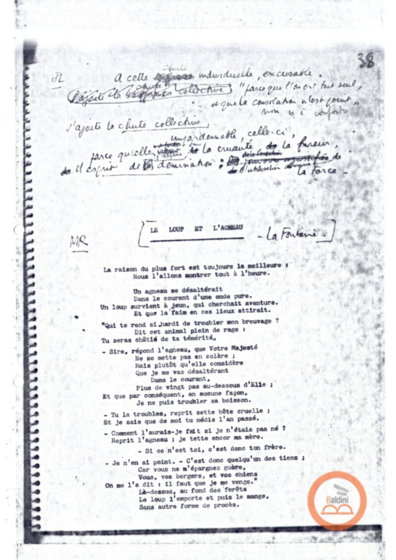 "La vie offerte - riproduzioni programma