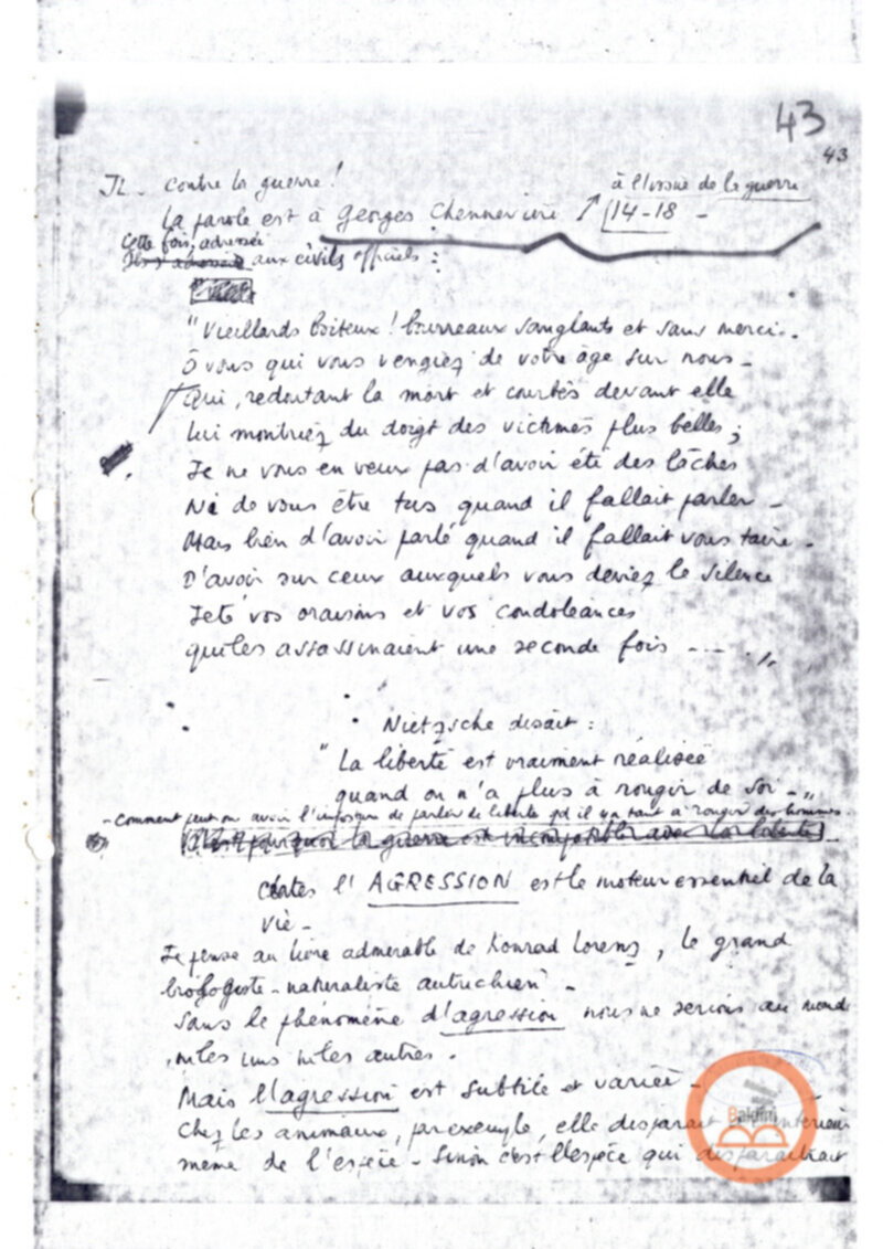 "La vie offerte - riproduzioni programma