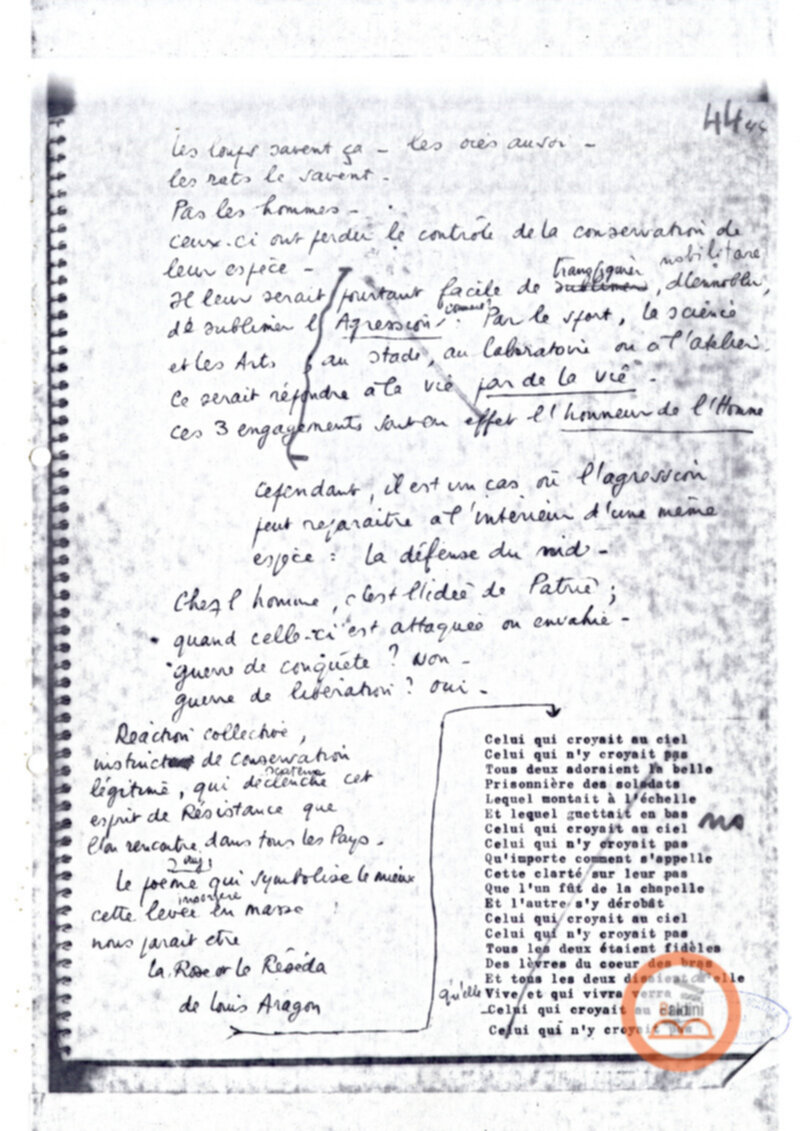 "La vie offerte - riproduzioni programma