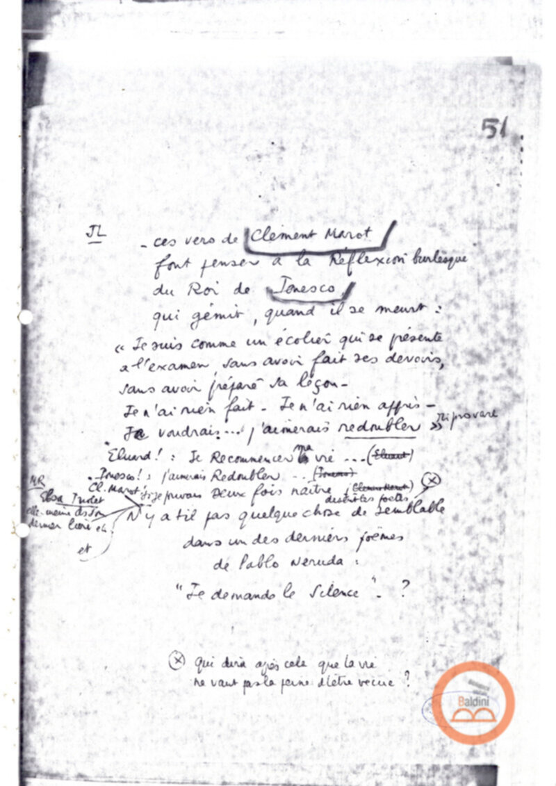 "La vie offerte - riproduzioni programma