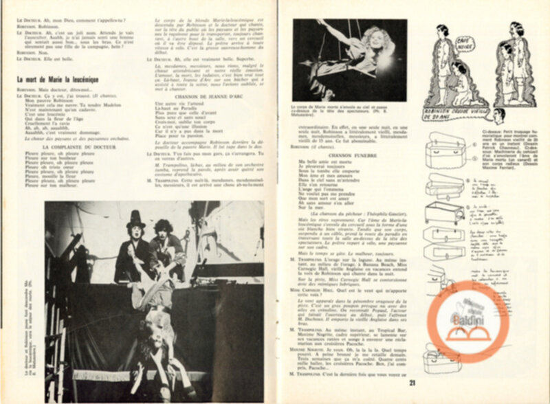 Gli ultimi giorni di solitudine di Robinson Crusoe del Grand Magic Circus - programma