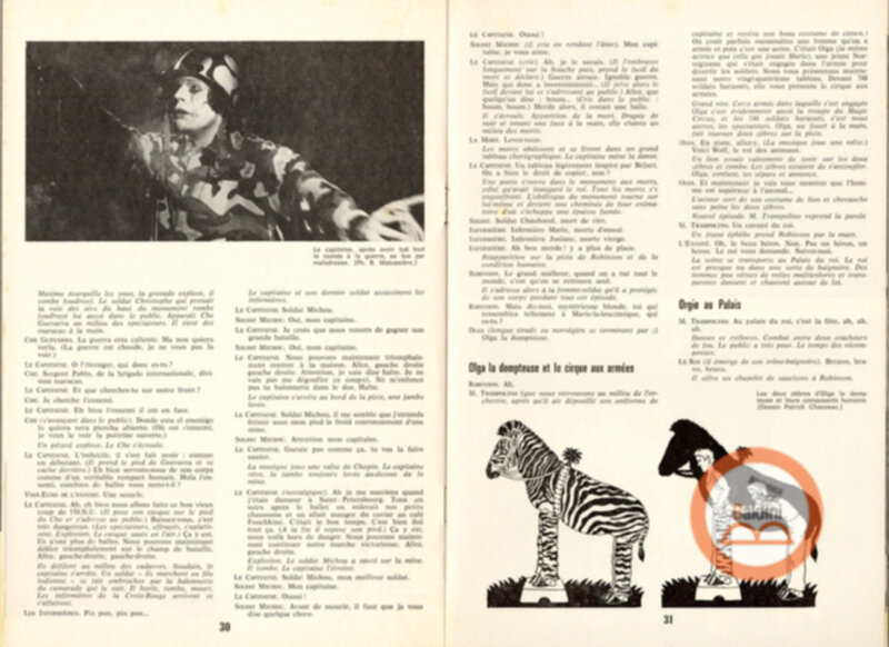 Gli ultimi giorni di solitudine di Robinson Crusoe del Grand Magic Circus - programma