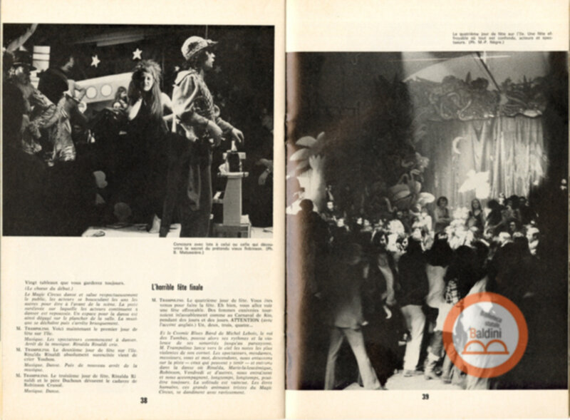 Gli ultimi giorni di solitudine di Robinson Crusoe del Grand Magic Circus - programma