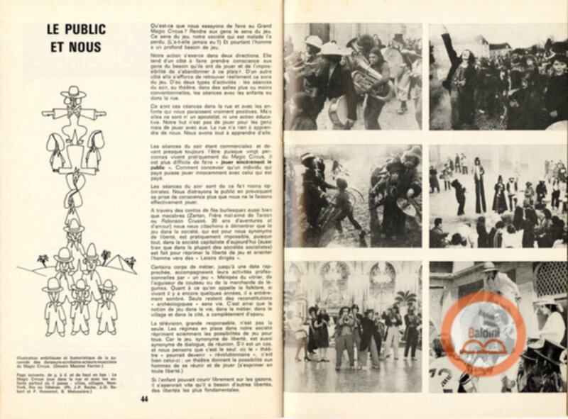 Gli ultimi giorni di solitudine di Robinson Crusoe del Grand Magic Circus - programma