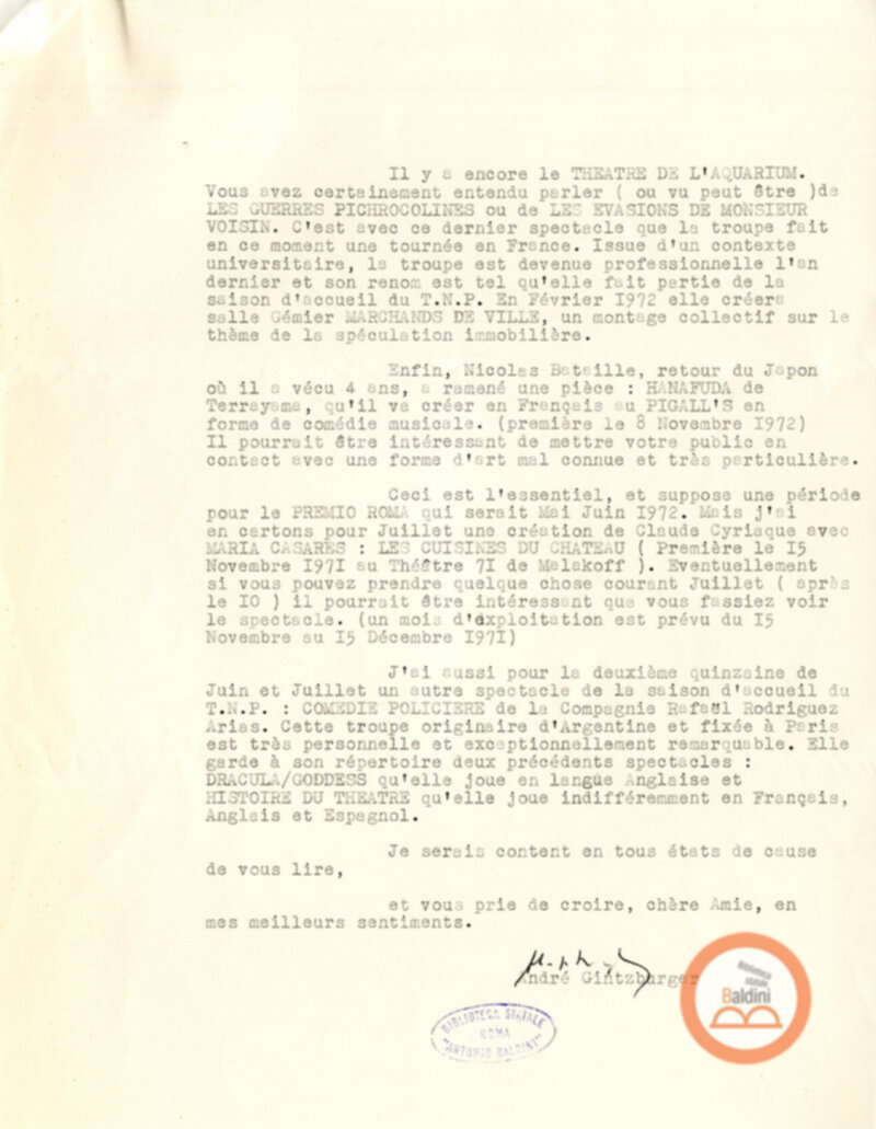 Gli ultimi giorni di solitudine di Robinson Crusoe - corrispondenza
